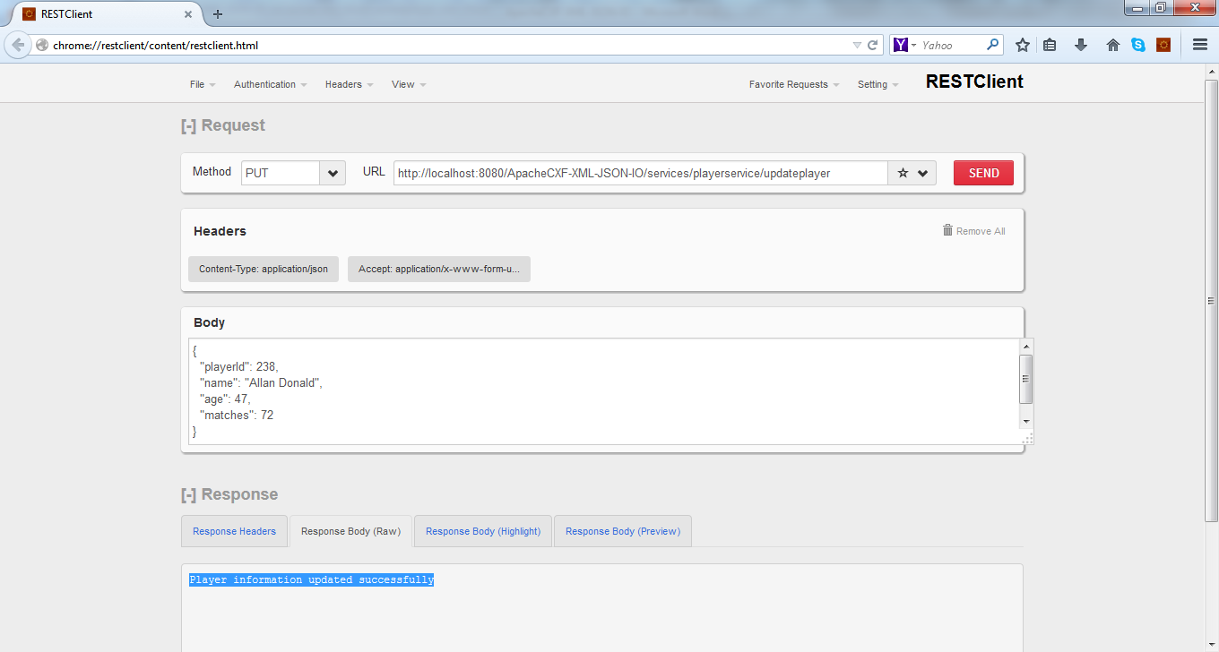 Apache Cxf Rest Example