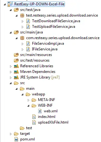 1_RestEasy-UP-DOWN-Excel-File_Project_Structure_In_Eclipse