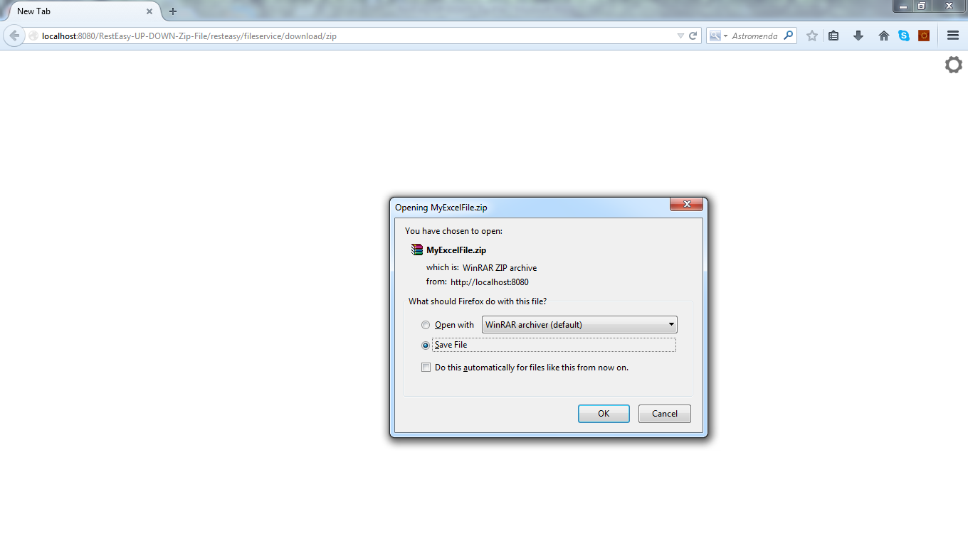 RestEasy JAXRS web service for uploading/downloading Zip file + Java