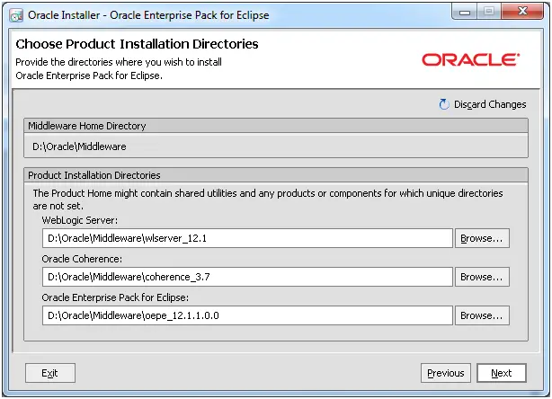 8_Oracle_Weblogic_12c_Installation_products_installation_directories