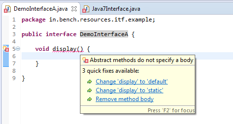 2_Interface_interview_concrete_method_error_java_8