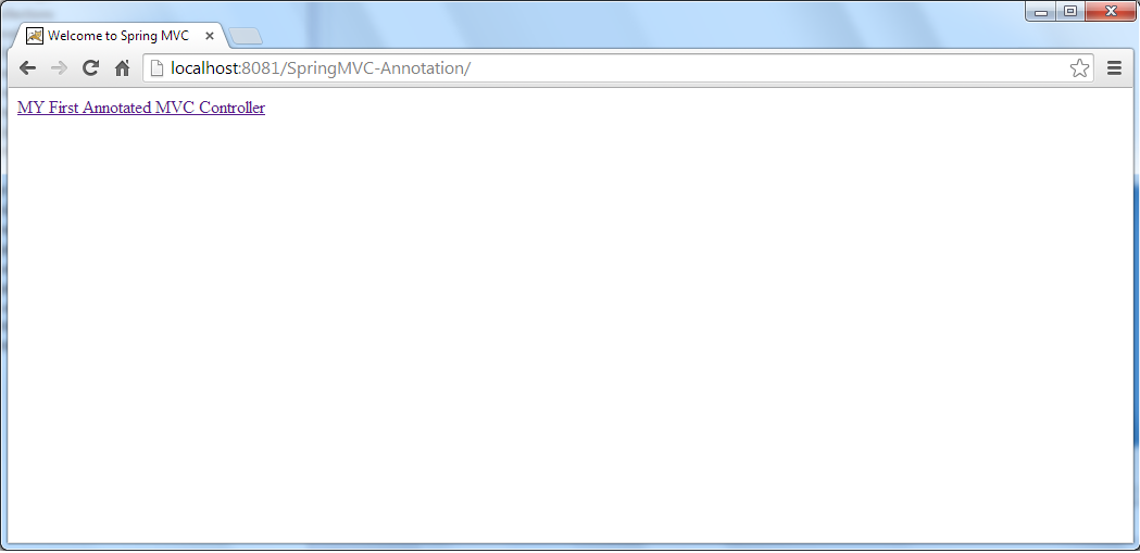Spring MVC: Annotation based “Hello World” web application ...