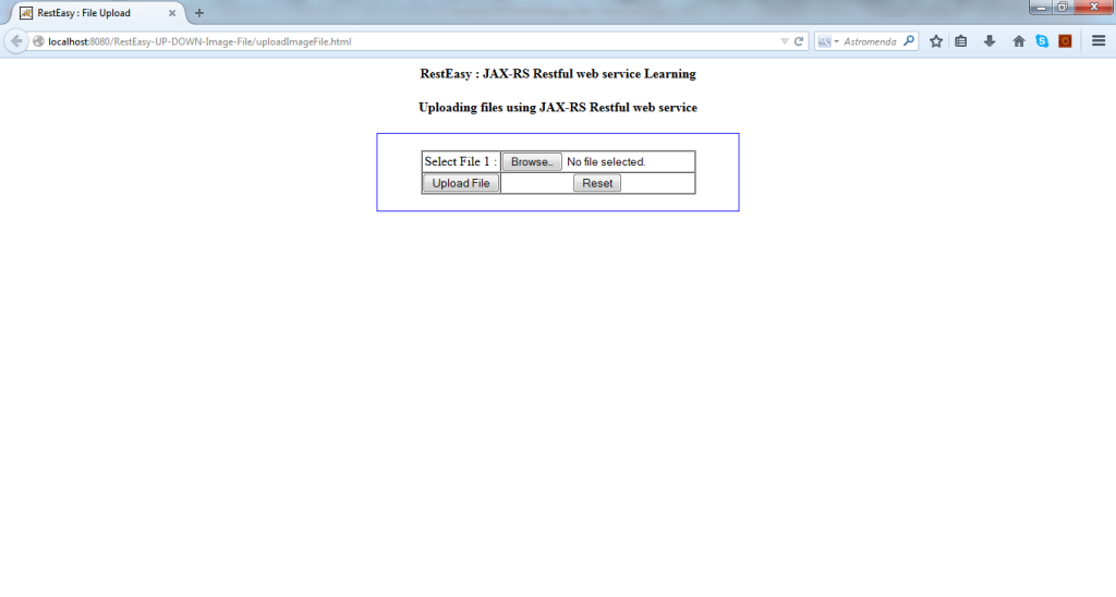 RestEasy JAXRS web service for uploading/downloading Image file