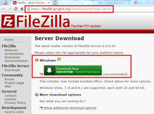 configure filezilla server configure filezilla server