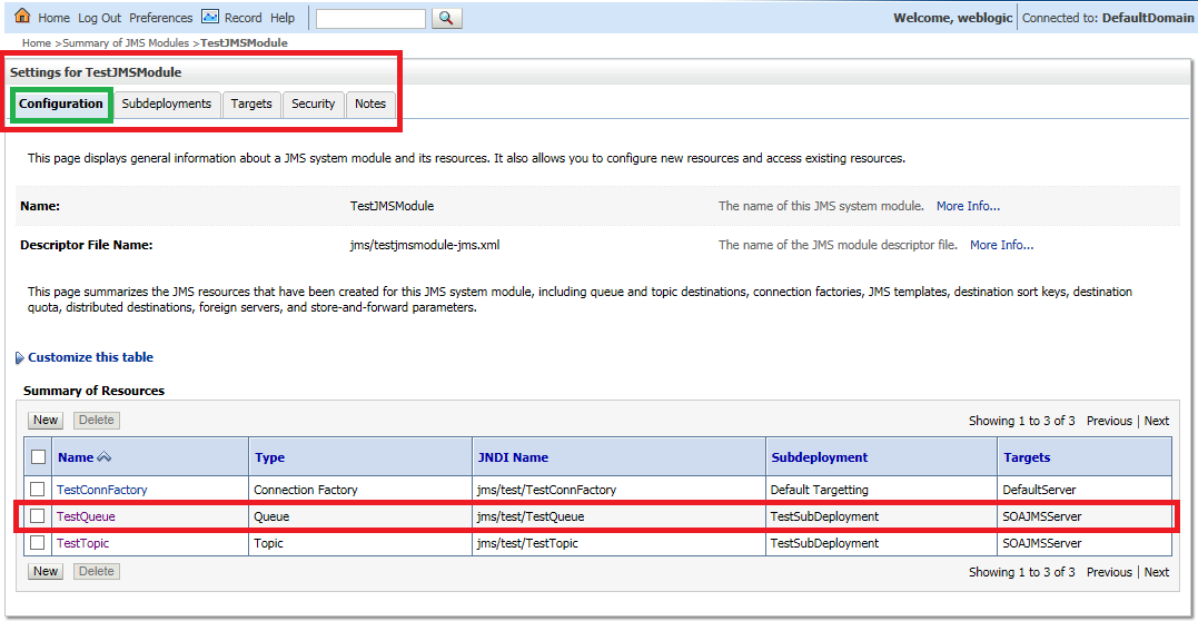 JMS Client To produce and consume messages in JMS Queue